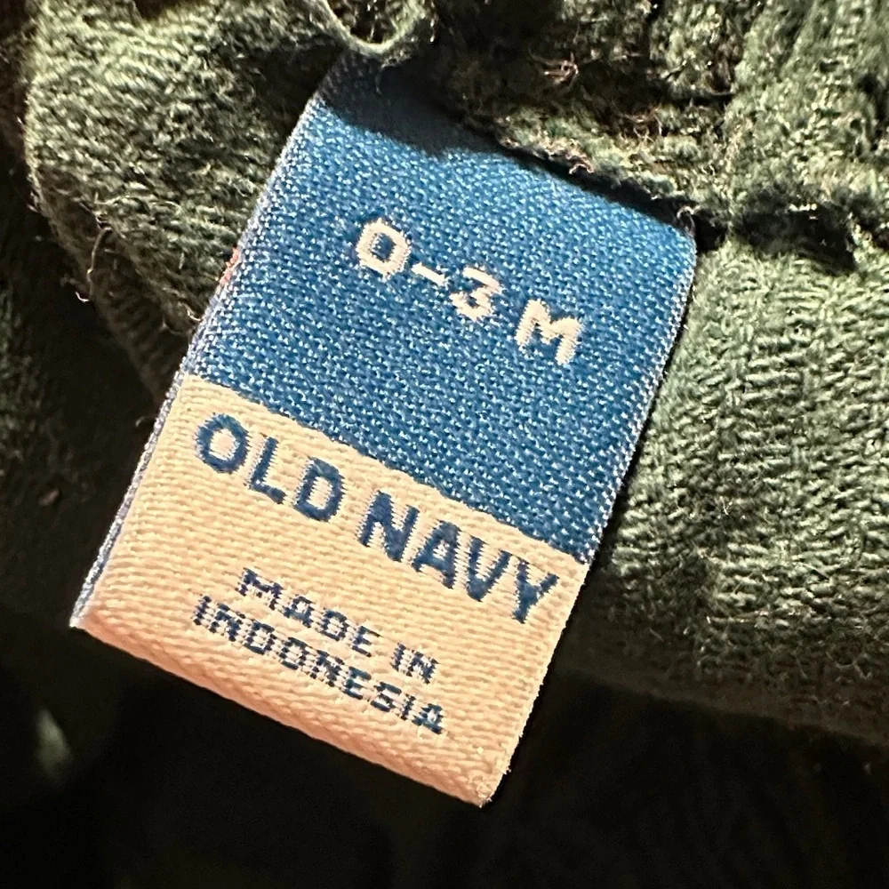Old Navy Teal Corduroy Baby Romper